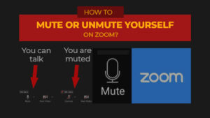 How to Mute and Unmute yourself on Zoom?
