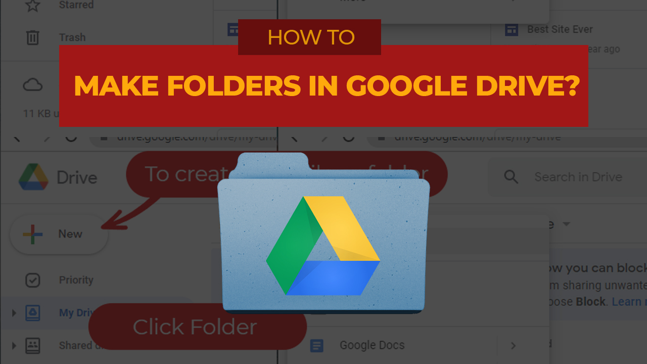 Jess Tura Google Drive make new folder