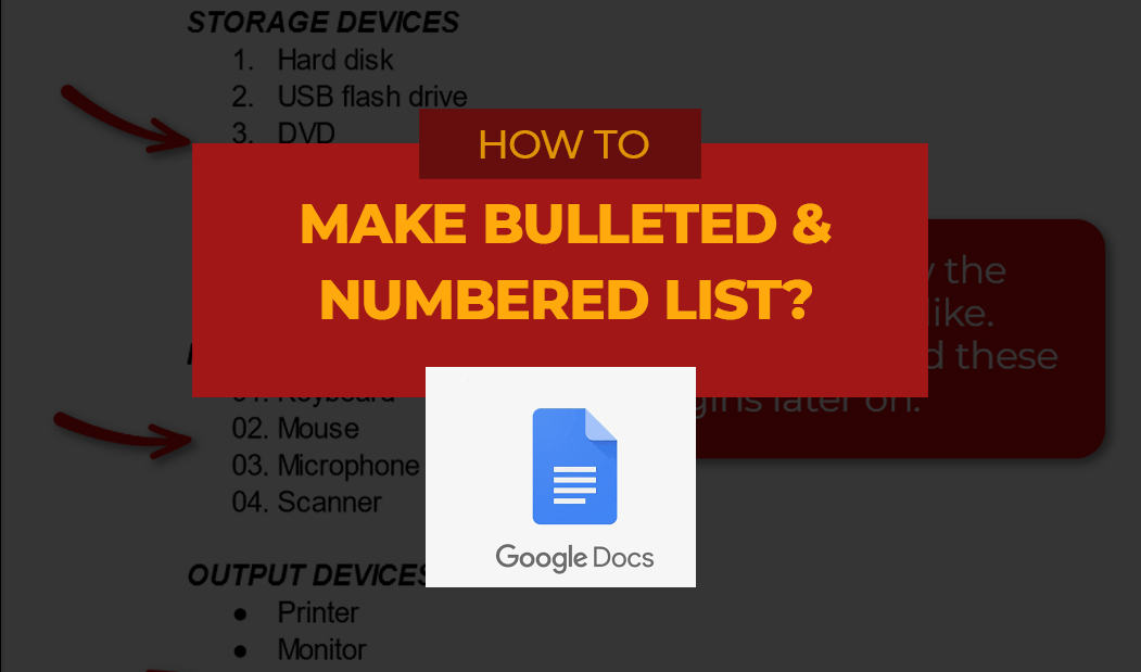 jess tura how to make bulleted and numbered lists in google docs